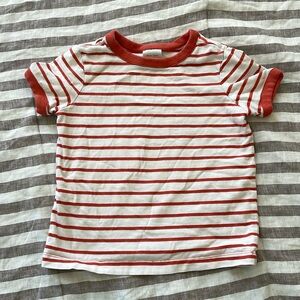 Hanna Andersson striped ringer tee